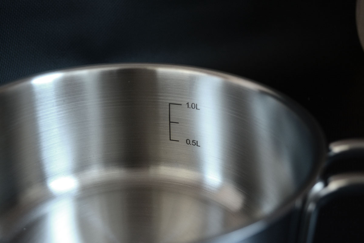 Ковш Pragma Folag: мерная шкала